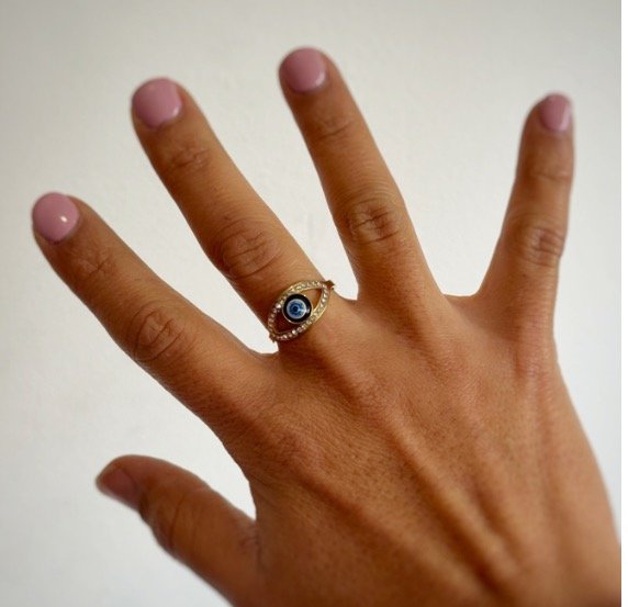 Producto - Anillo Ojo Turco Strass