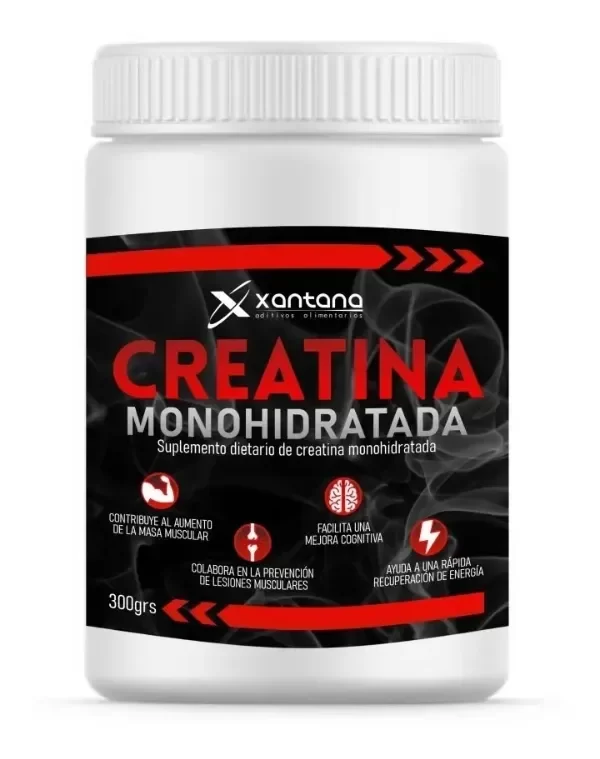 Producto - Creatina Monohidratada 100 Pura 300g Xantana Peptixan