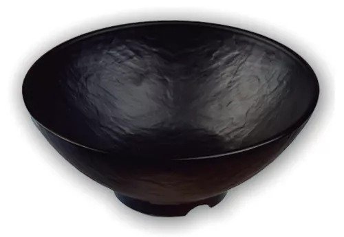 Producto - Bowl Ensaladera Melamina Negra 25,5 Cm Dolsan Catering