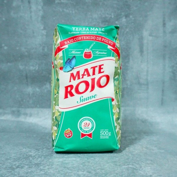 Producto - YERBA MATE ROJO SUAVE 500 GR (PAQ VERDE)