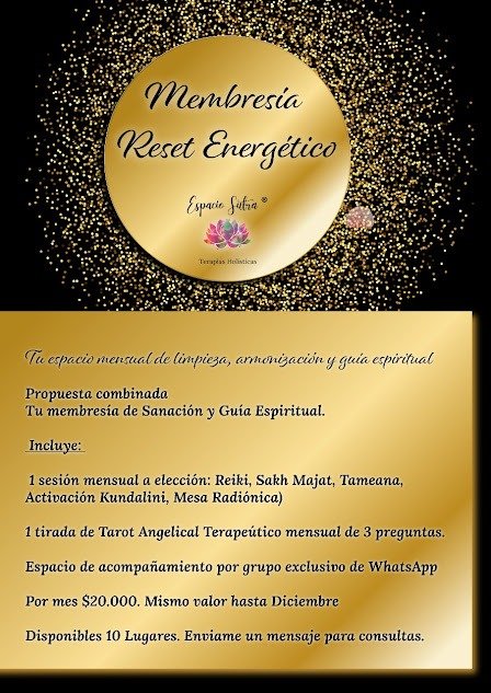Producto - MEMBRESIA RESET ENERGETICO
