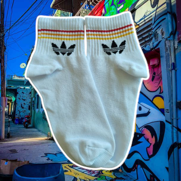 Producto - Soquete ALTO Adidas degrade naranja