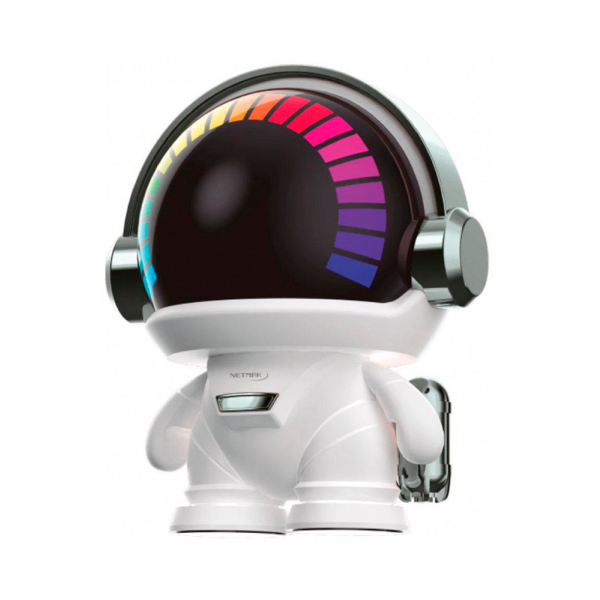 Producto - Parlante Netmak  bt NM-ALPHA Astronauta Luces Led - 0