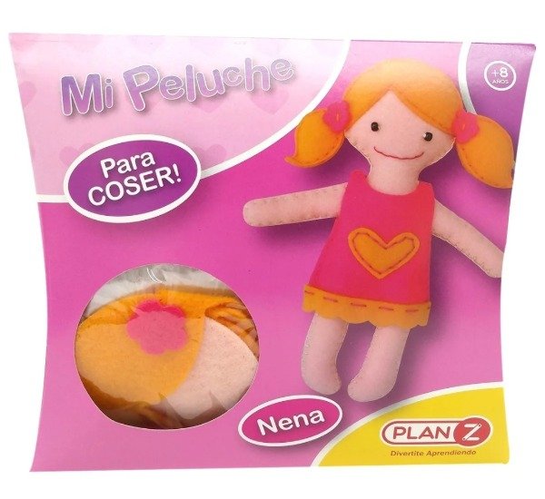 Producto - Mi peluche para Coser BUHO y PRINCESA