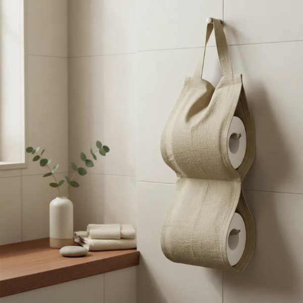 Producto - Porta rollo para  papel sanitario (para 2 rollos)