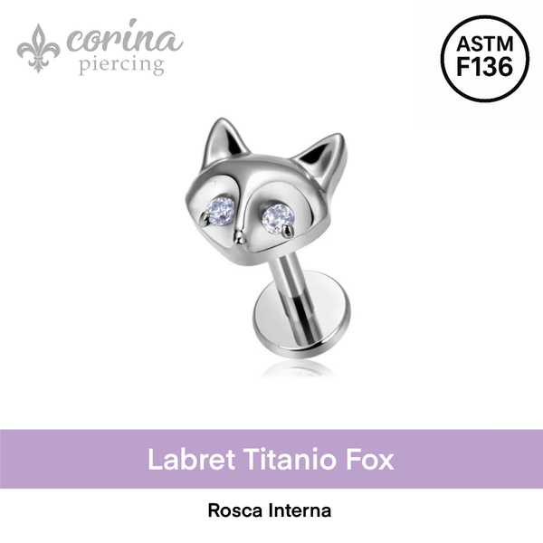 Producto - Labret Titanio Fox