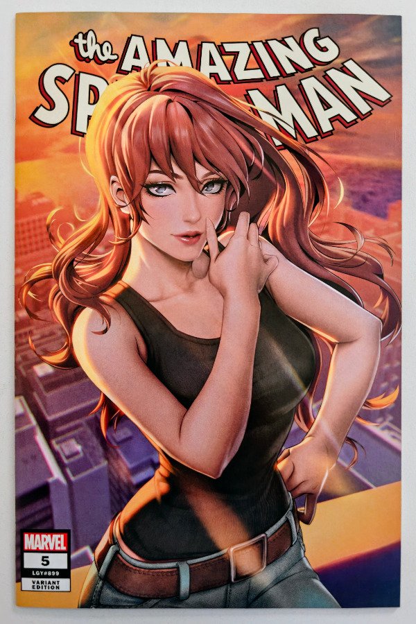 Producto - Amazing Spider-Man #5 (2022) - Portada variante exclusiva de Mary Jane por R1C0