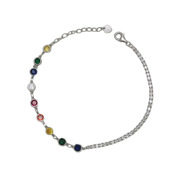 Producto - Pulsera Plata 925 Media Tenis Armonía