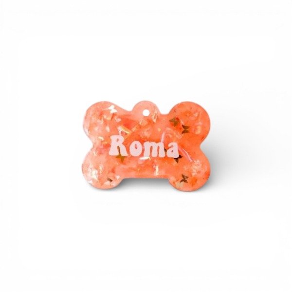 Producto - Chapita butterfly naranja