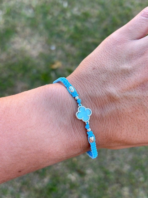 Producto - Pulsera macramé y plata