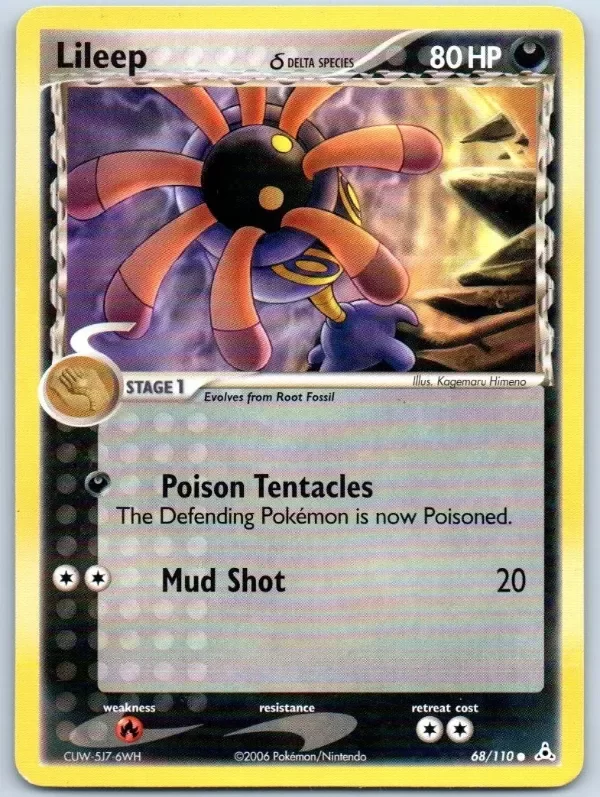 Producto - Lileep 2006 68/110 Common Regular Pokemon Trading Card