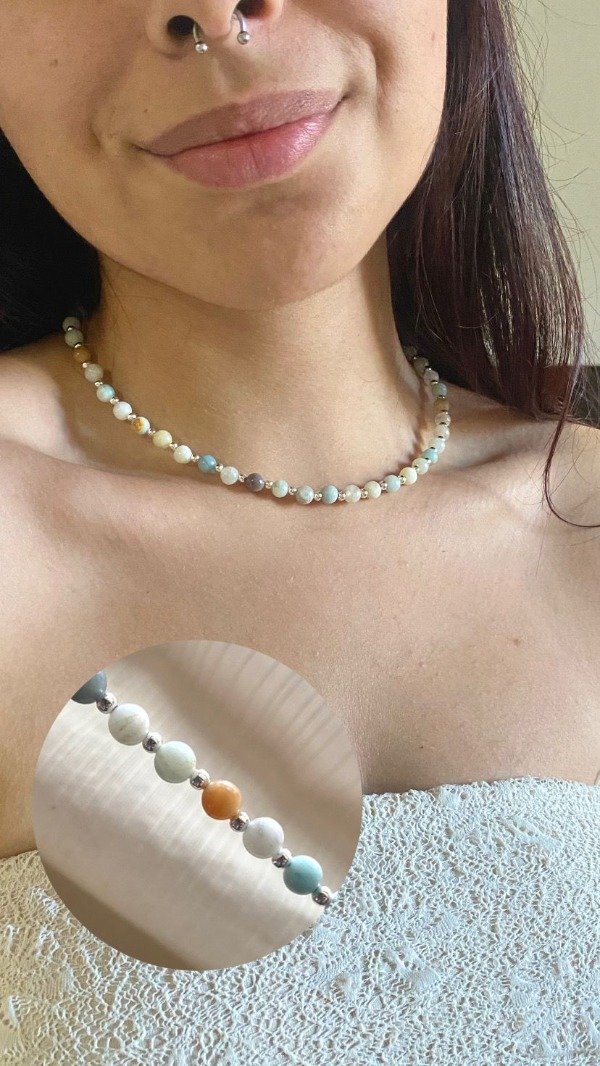 Producto - Gargantilla de Amazonita - 0