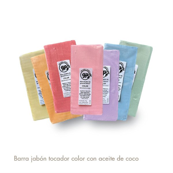 Producto - Barra Jabón Tocador Color con Ac. Coco