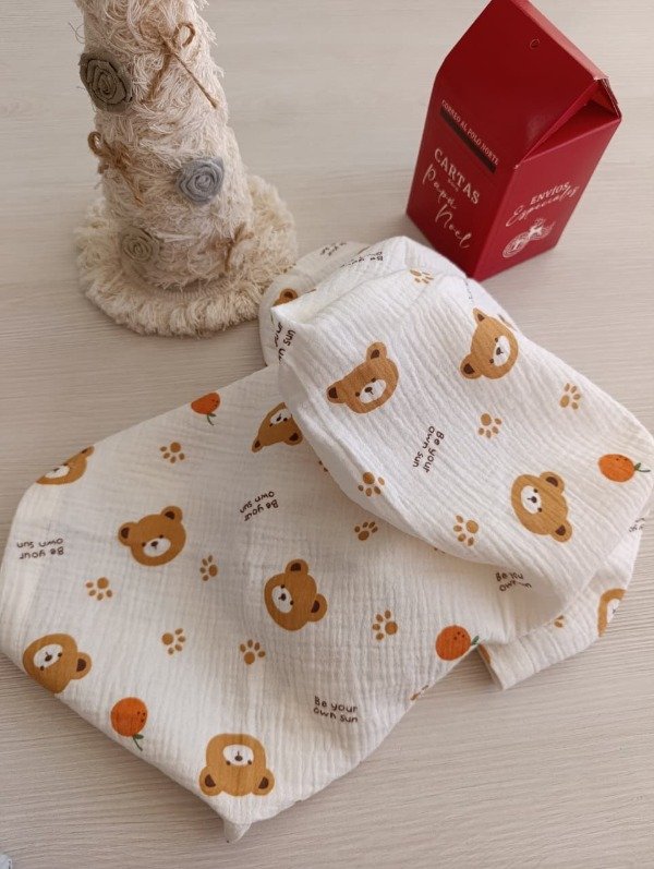Producto - Manta Teddy Muselina
