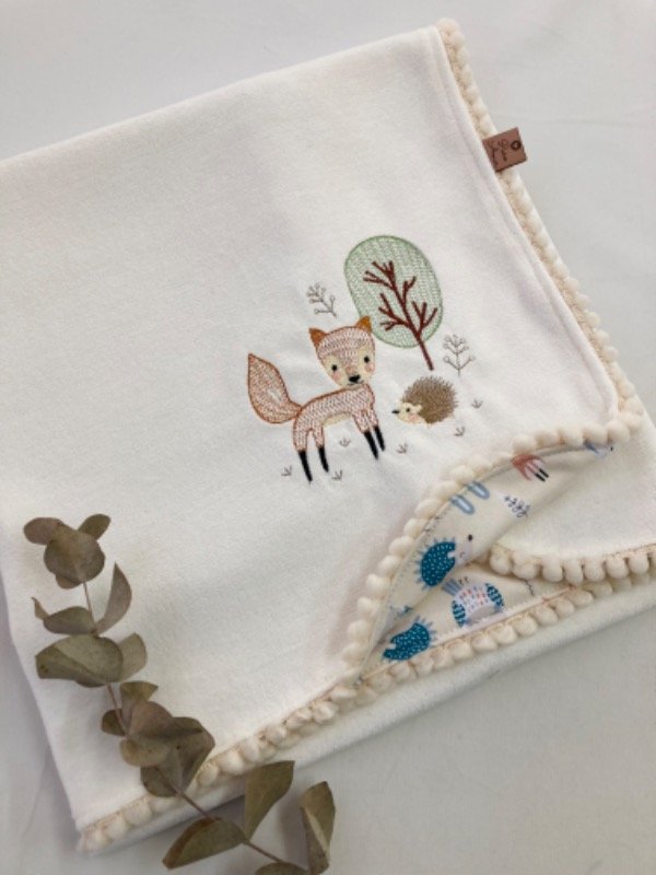 Producto - Manta zorrito natural
