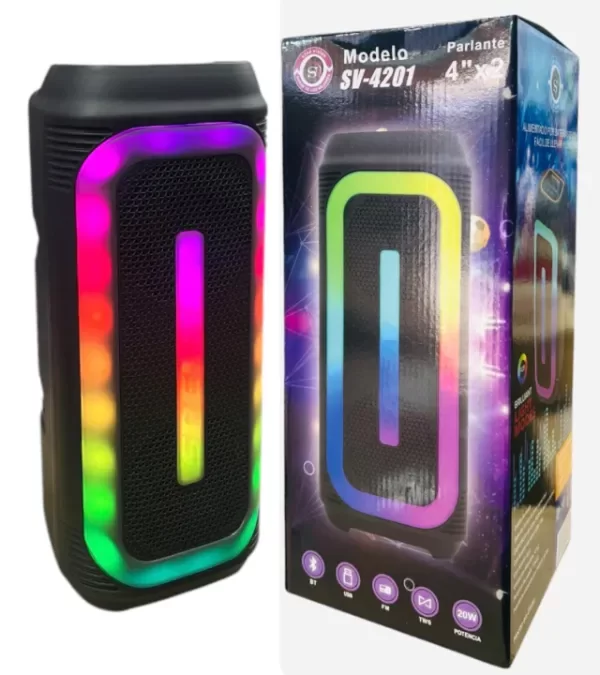 Producto - Parlante Bluetooth MP3 FM 20W suena potente MALIBU - 0