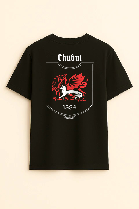 Producto - Escudo de Chubut (Negra Clásica Hombre Dorsal)