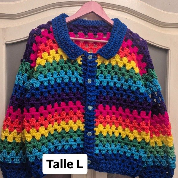 Producto - Cardigan GRANNY RAINBOW