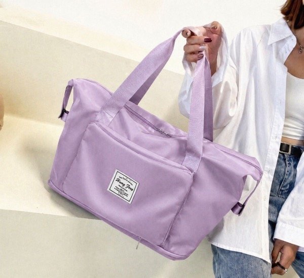 Producto - Bolso IMPERMEABLE EXTENSIBLE - LILA