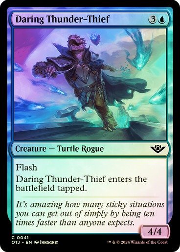 Producto - Daring Thunder-Thief Foil  Outlaws of Thunder Junction