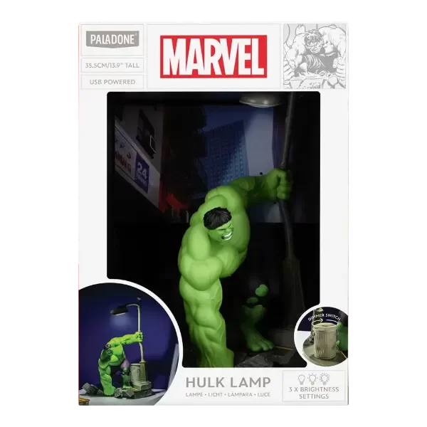 Producto - Marvel Hulk Lámpara Diorama Paladone - 10