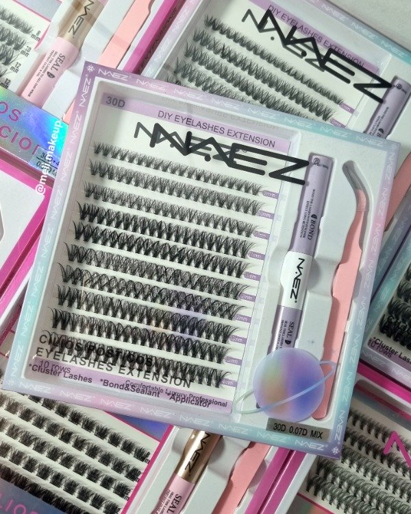 Producto - Kit de Pestañas x10 filas Violeta NAEZ