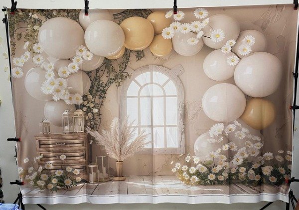 Producto - FONDO DE MARGARITAS CON FALLA IMPERCEPTBILE 2.20X1.50 MARGA01