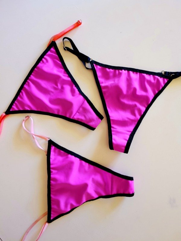 Producto - Tanga lycra fucsia talle L/XL