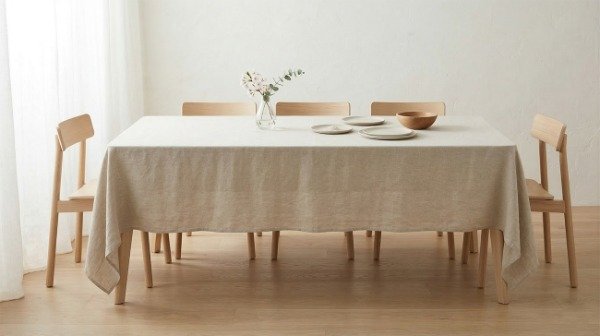 Producto - Mantel Tusor Deco Rustico Liso 1.45x2.00mts