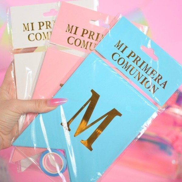 Producto - Banderin Mi primera comunión