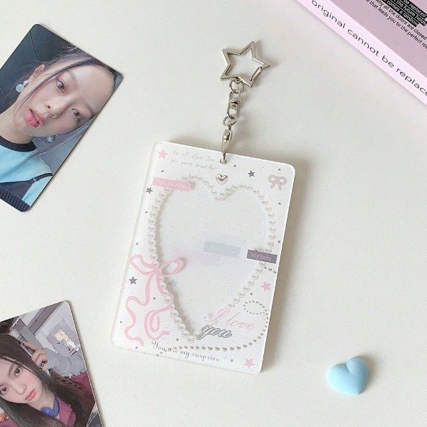 Producto - Holder de acrilico corazon blanco
