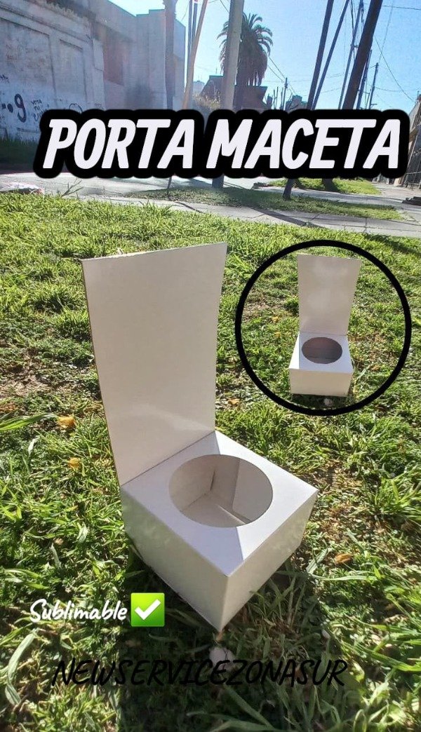 Producto - PORTA MACETA CARTON