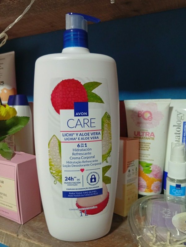 Producto - Avon Care Lichi y Aloe Vera Crema Corporal 1 L - 1000 ml - Avon Care - 1