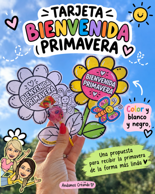 Producto - TARJETA BIENVENIDA PRIMAVERA