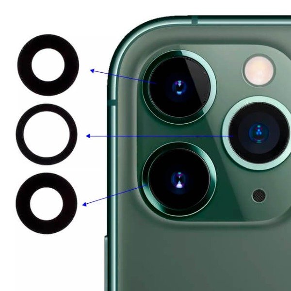Producto - VIDRIO REPUESTO CAMARA TRASERA IPHONE 11 PRO MAX