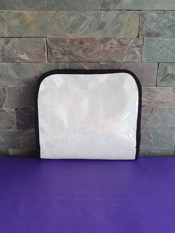 Producto - Cartuchera Triple Grande Espejada Cartesiano Blanco