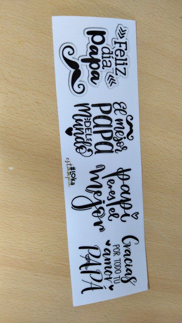 Producto - UV Tiras 8x28cm Día del Padre #1