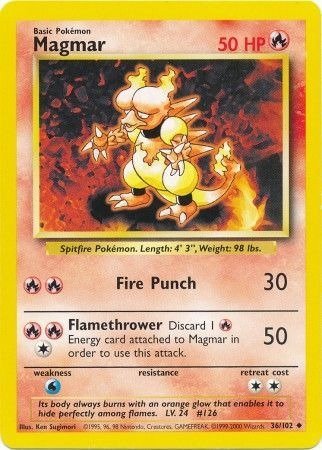 Producto - Magmar (36/102) [Base Set Unlimited]