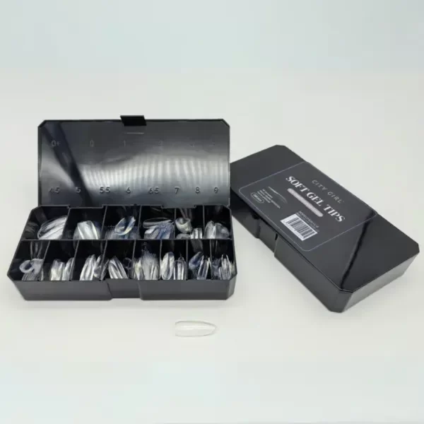 Producto - TIPS SOFT GEL OVALADAS NATURALES CITY GIRL