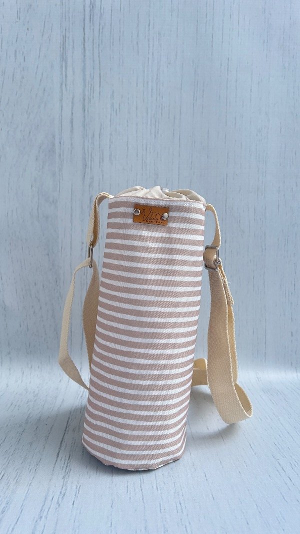 Producto - Porta botella beige