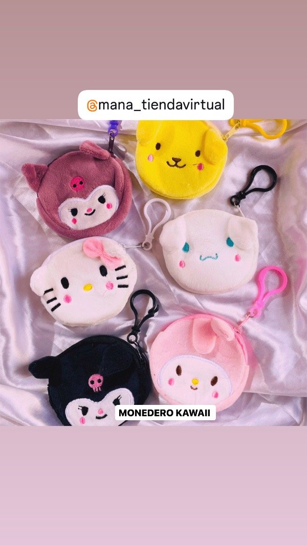 Producto - MONEDERO KAWAII