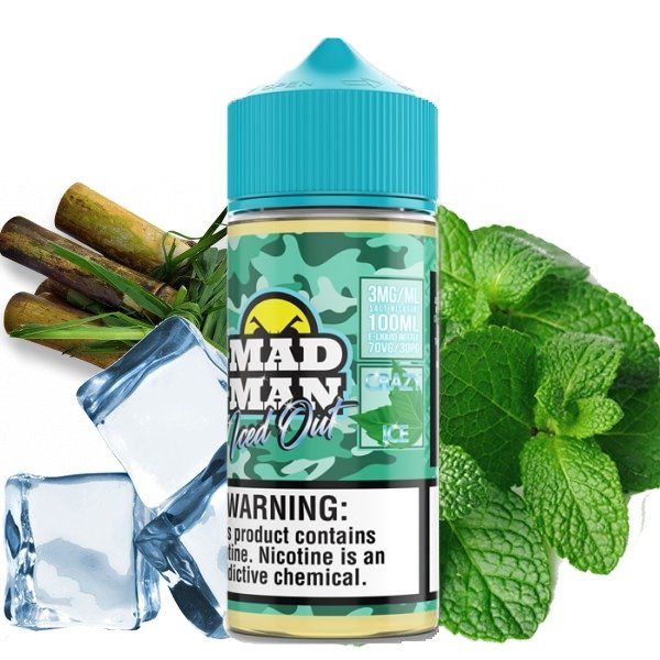 Producto - (FREEBASE) MAD MAN - 100ML 03MG - SPEARMINT ICE