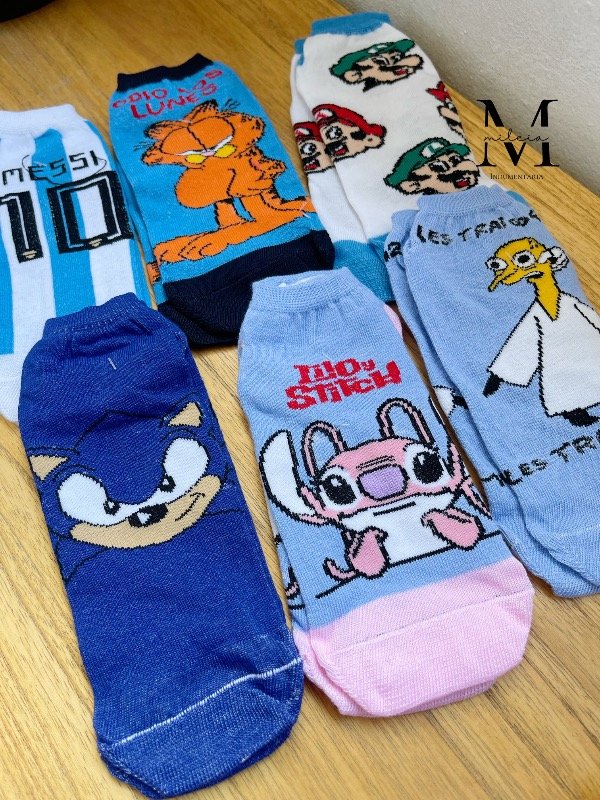 Producto - Soquetes animados x2