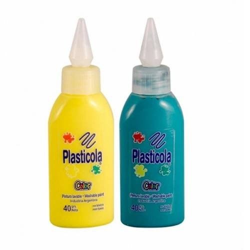 Producto - ADH VINIL. COLOR PLASTICOLA 40gr.
