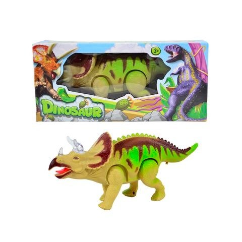 Producto - DINOSAURIO CON LUZ Y SONIDO EN CAJA 26.5X12X7CM