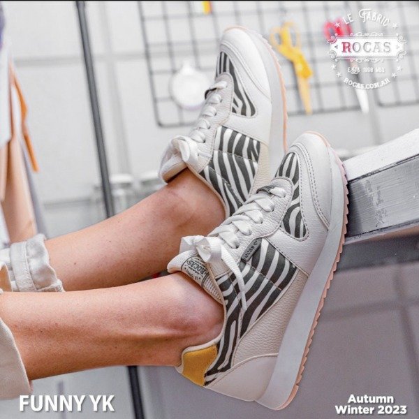 Producto - Zapatilla Funny blanca