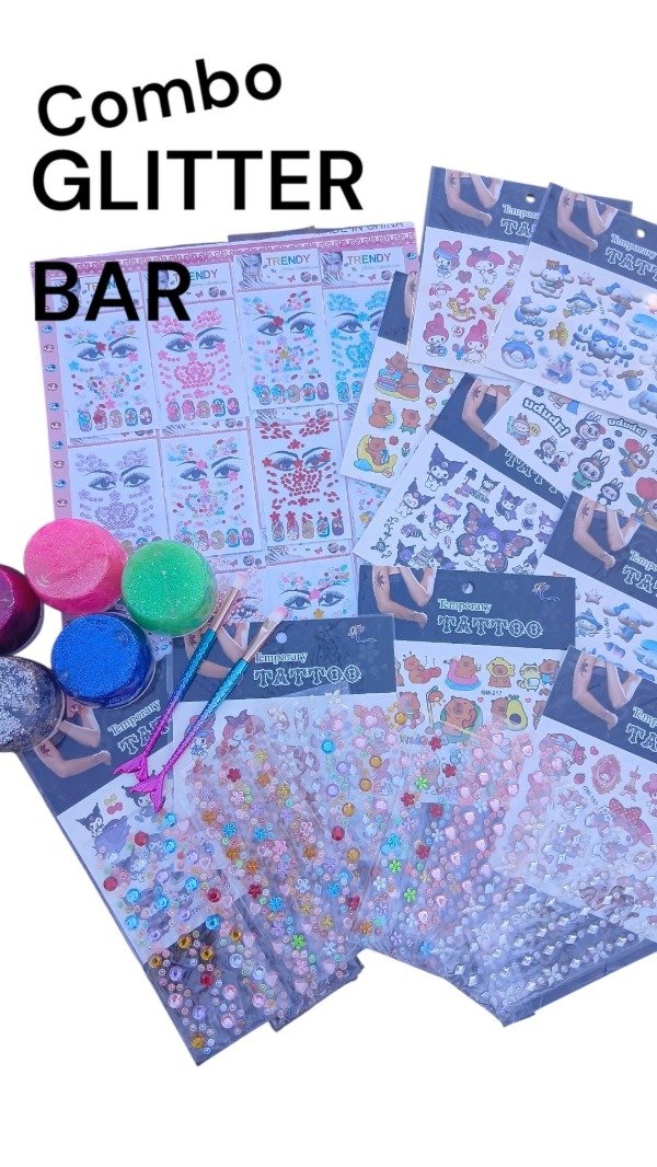 Producto - Combo glitter bar kids - 0