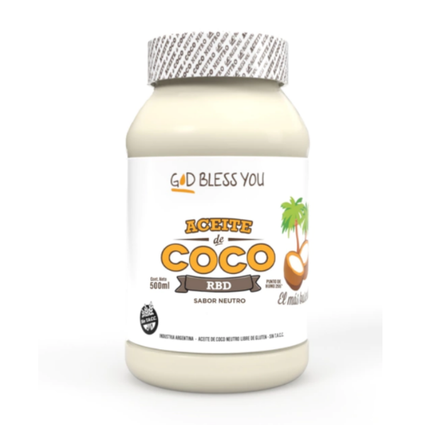 Producto - Aceite de Coco God Bless You Neutro x 500 ml