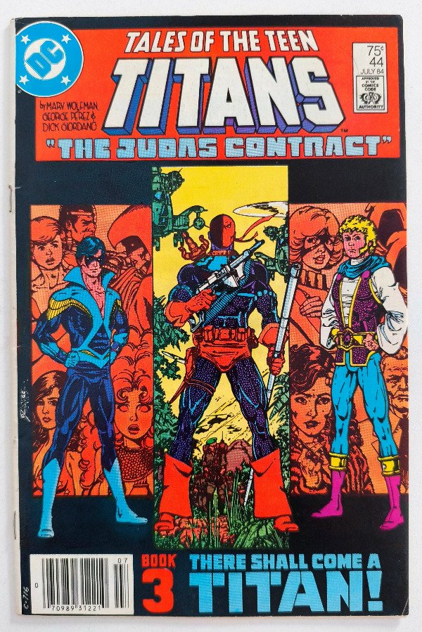 Producto - New Teen Titans #44 (1984) - Clásico, 1ra aparición de Dick como Nightwing