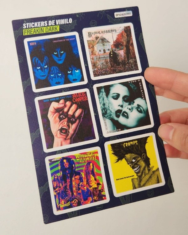 Producto - Plancha de Stickers "Freakin Dark" - 1